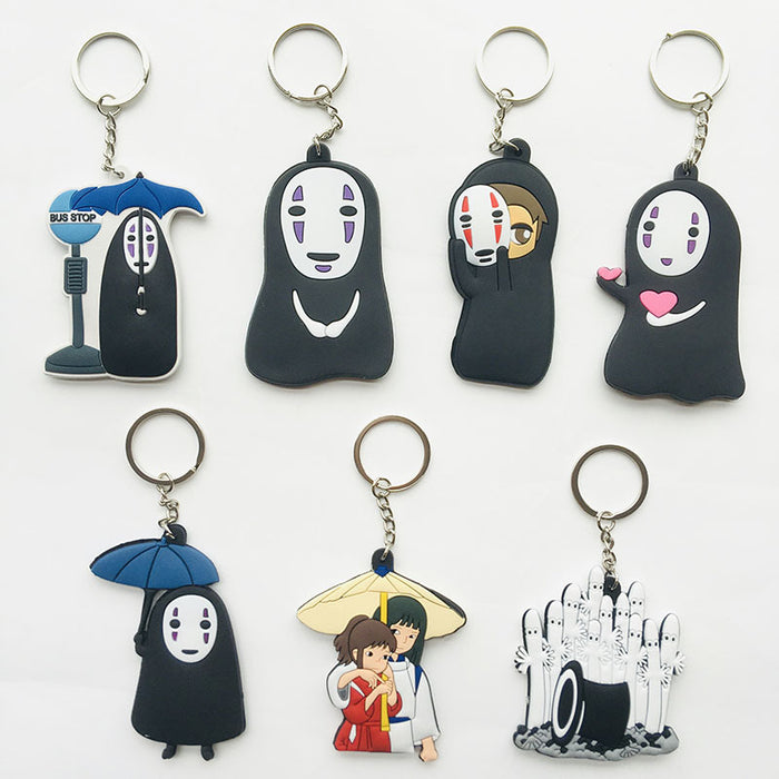 Wholesale Cartoon Anime Cute PVC Keychain JDC-KC-Hual003