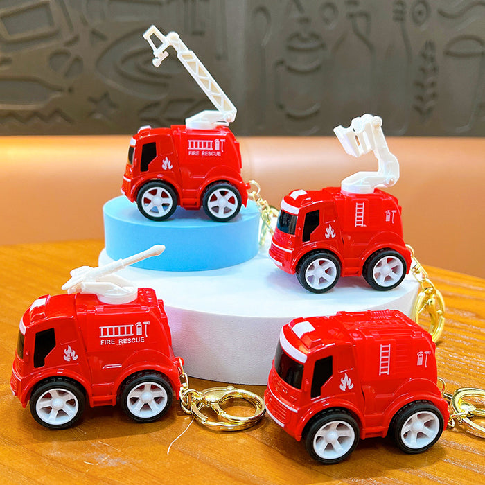 Wholesale Fire Truck Acrylic Keychain JDC-KC-YanG084