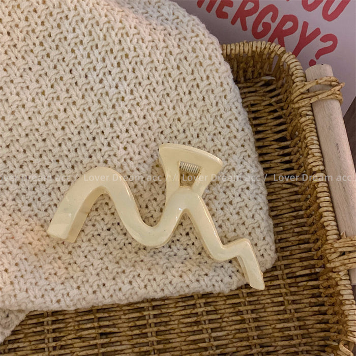 Wholesale Maillard geometric line shark clip hairpin  grip plate hairpin  Hair Accessories