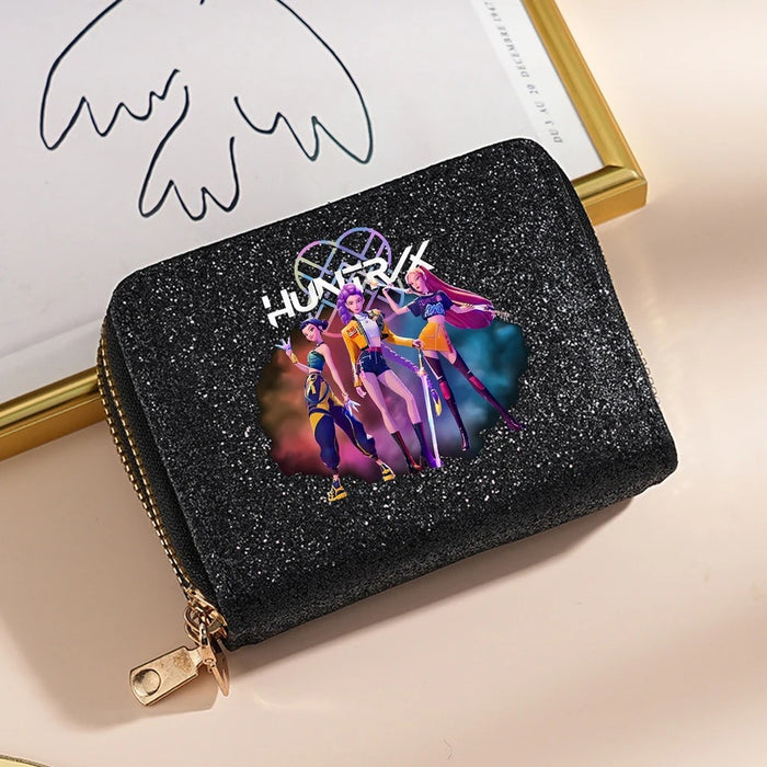 Wholesale Kpop  Sequin Wallet Stylish Korean Style Coin Purse For Women Trendy Daily Matching Fashion Accessory Gift Boutique Resale