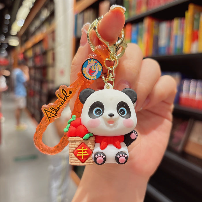 Wholesale  panda key chain pendant bag key chain small pendant