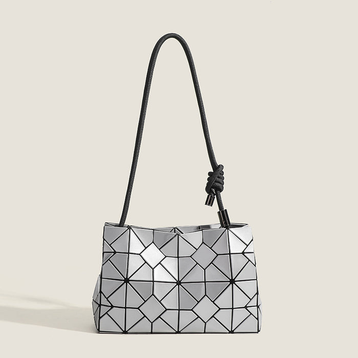 Wholesale PU Geometric Diamond Grid Drawstring Crossbody Bag JDC-SD-Yixuan013