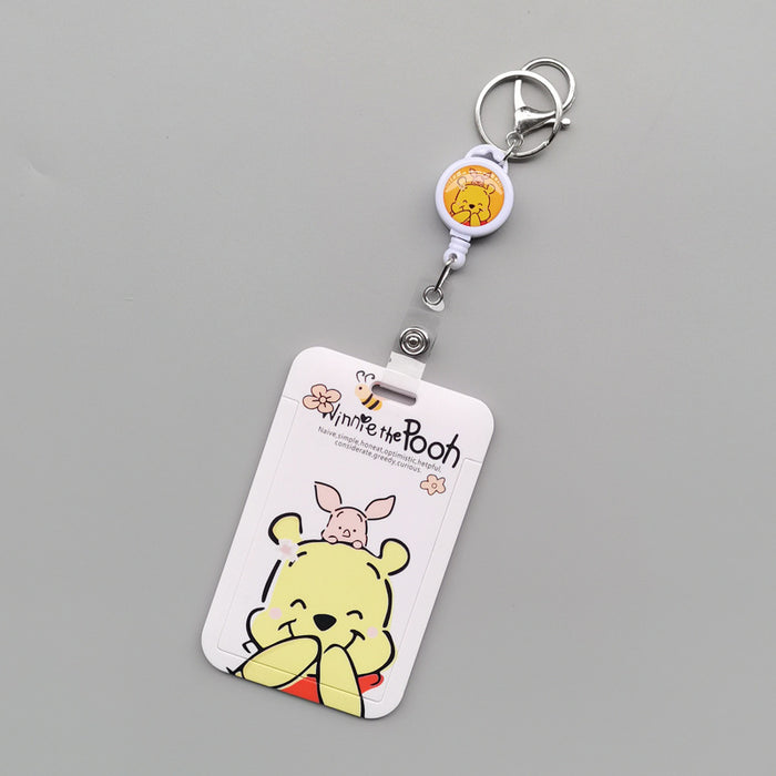 Wholesale Cartoon Anime Card Holder With Hard Case And Polyester Lanyard Chic Student ID Badge Trendy Gift