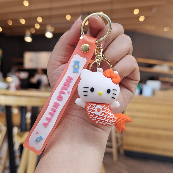 Wholesale Cartoon Silicone Doll Keychain JDC-KC-ZhuoRan031