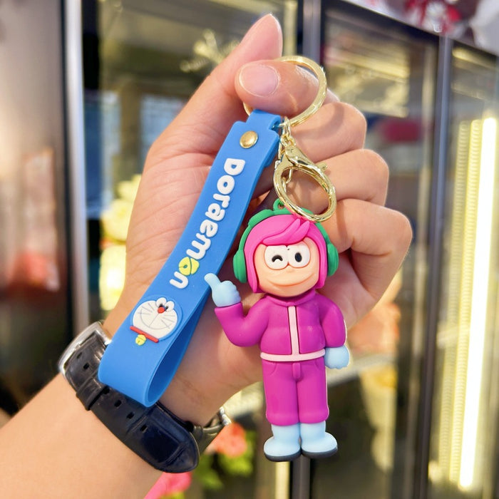 Wholesale PVC Cartoon Doll Keychain JDC-KC-WuYi118