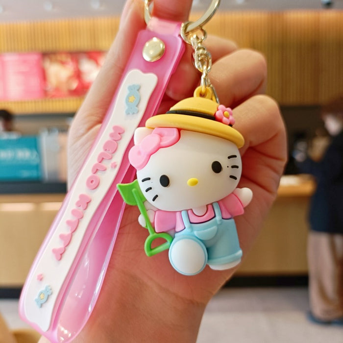 Wholesale Cute 3D Doll Silicone Keychain JDC-KC-MingT129