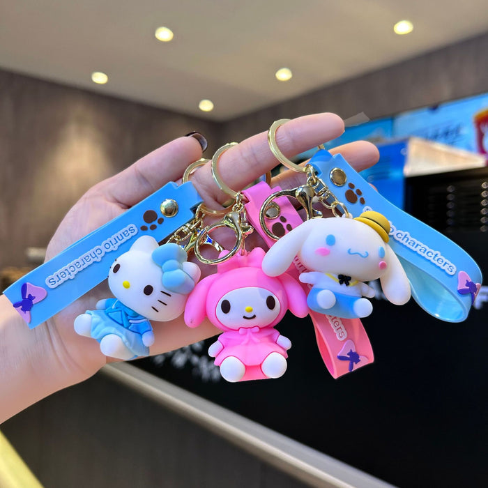 Wholesale Silicone Cartoon Keychain Pendant Keychain JDC-KC-ZiX016