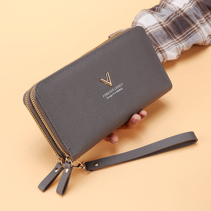 Wholesale PU Long Wallet with Sequins Fresh Sweet Style Everyday Use Gift MOQ≥3