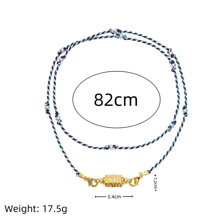Wholesale Valentine' s Day Colorful Tarot Card Necklace