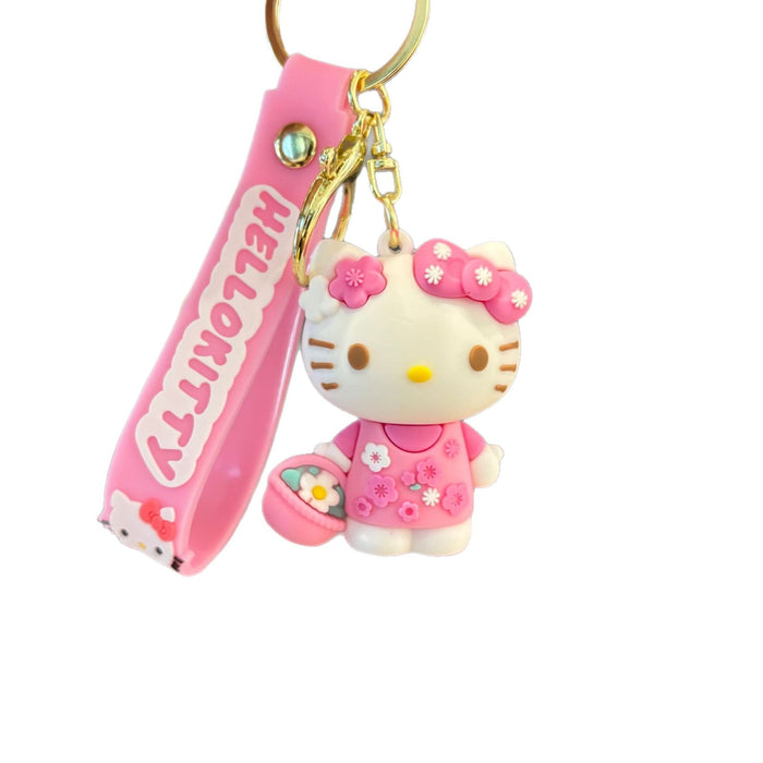 Wholesale Cat keychain ornament cartoon doll