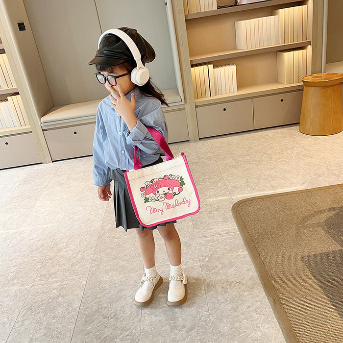 Wholesale New Manga Style Fashionable Large Capacity Premium Tote Bag Versatile Handheld Single Shoulder Canvas Bag
