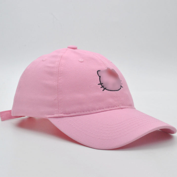 Wholesale Cartoon Cat Embroidered Cotton Baseball Cap JDC-FH-PeiN008