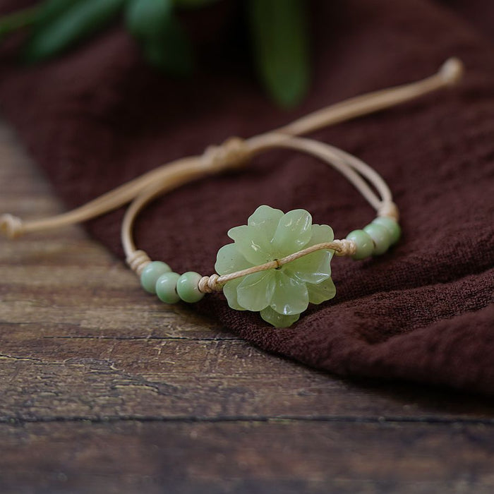 Wholesale Flower Woven Bracelet Ceramic Hand Rope Accessories