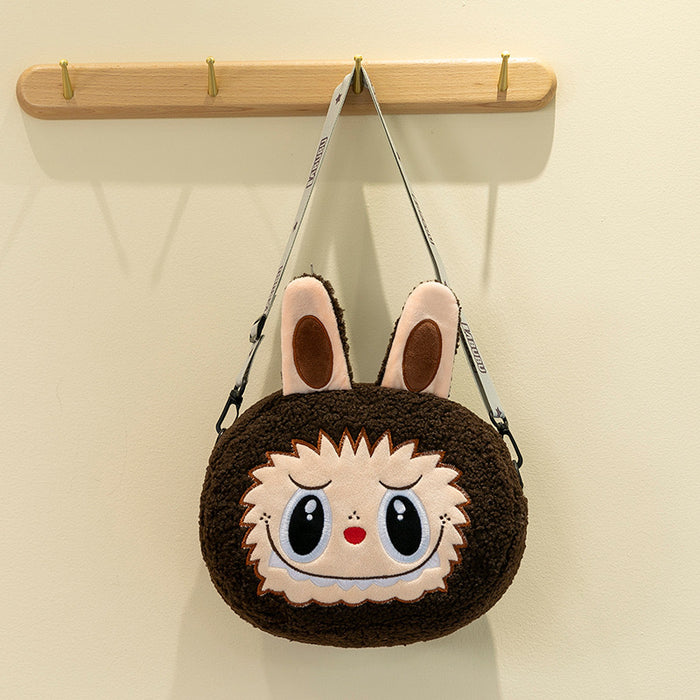 Wholesale Large Capacity Cartoon Plush Velvet Shoulder Bag