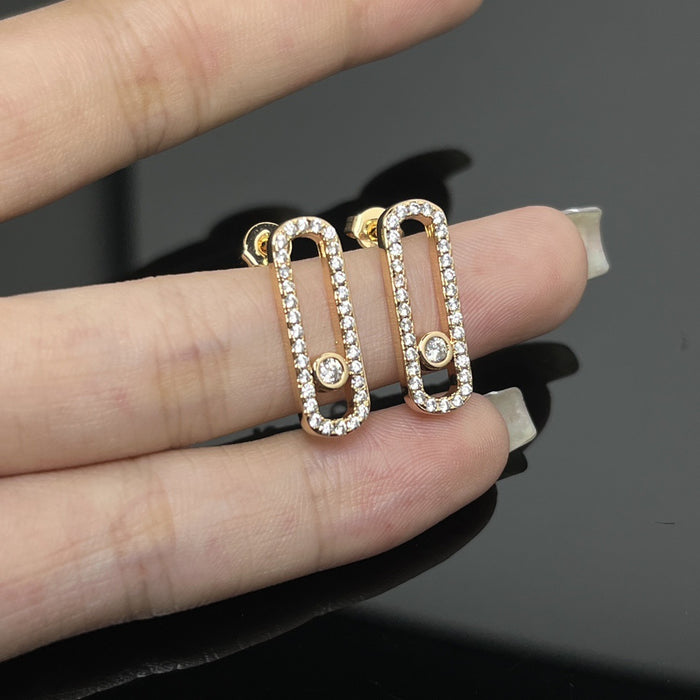 Wholesale Paper clip, pin, necklace, colorfast, female silver, starry sky, collarbone chain, neck chain