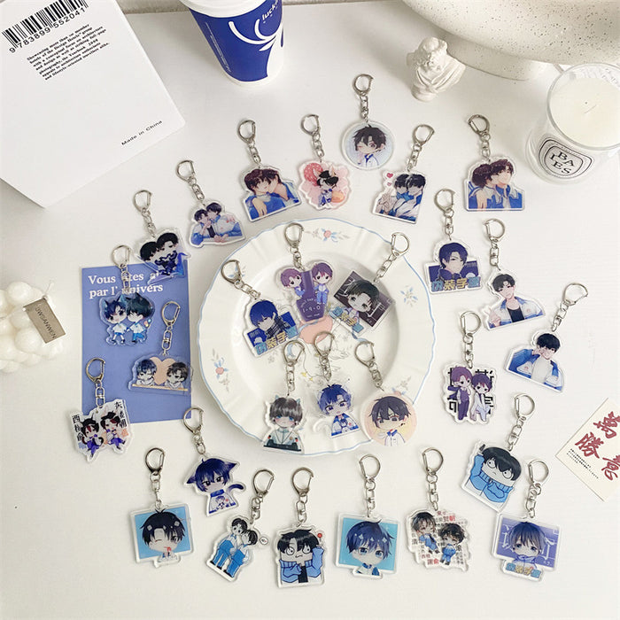 Wholesale Cartoon Acrylic Keychains JDC-KC-ChuangYi015