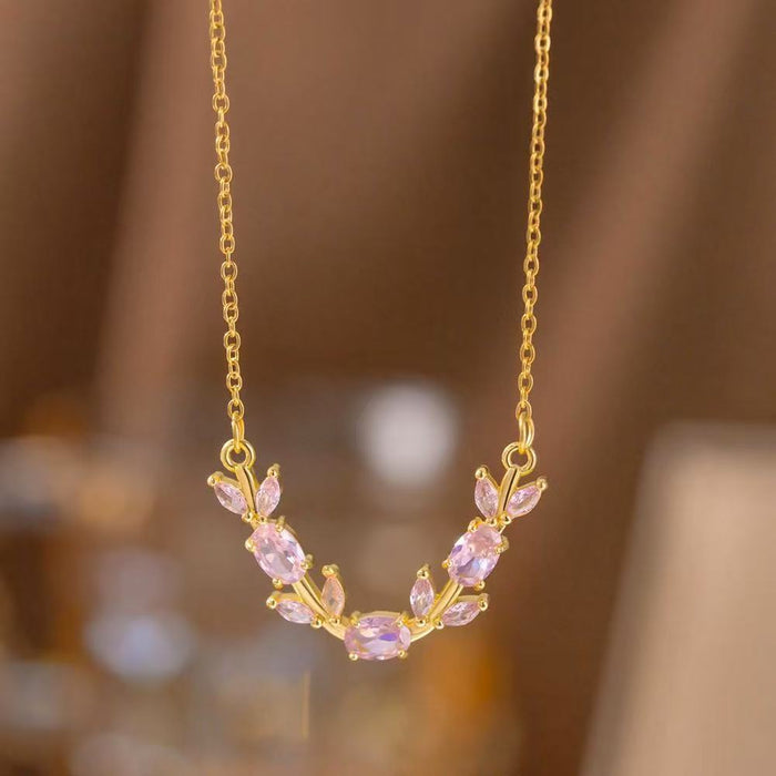 Wholesale Zircon Niche Versatile Clavicle Choker Necklace
