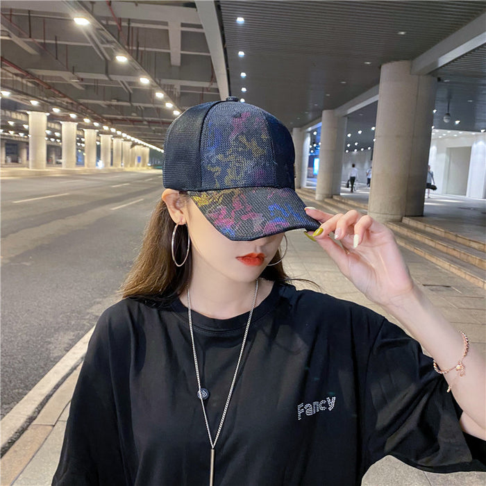 Wholesale Sunshade Bronzing Large Brim Camouflage Baseball Cap Face Revealing Cap