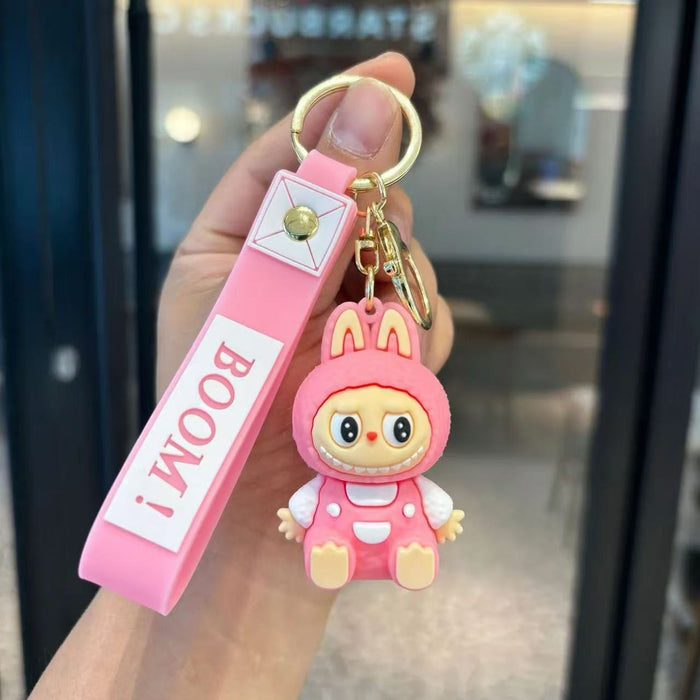 Wholesale Cute Series Keychain Sitting Car Backpack Pendant Street Stall Small Gifts