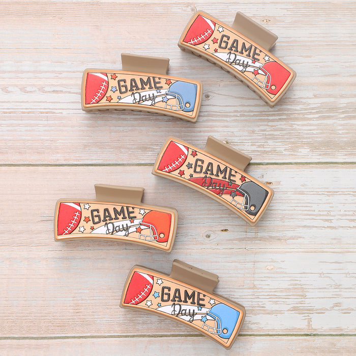 Wholesale PU Hairpin Explosions Mother' s Day Baseball Season Independence Day  Christmas Multi-Holiday Elements Women' s Hairpin