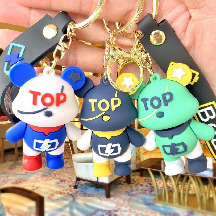 Wholesale Silicone Cartoon Doll Keychain JDC-KC-MingT200