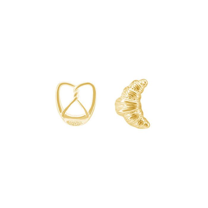 Wholesale Asymmetric earrings, new style, simple, light luxury, niche, versatile, daily earrings for women