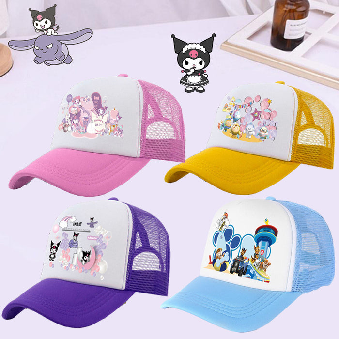 Wholesale Summer Mesh Cartoon Children's Cotton Polyester Baseball Cap JDC-FH-QiYao002