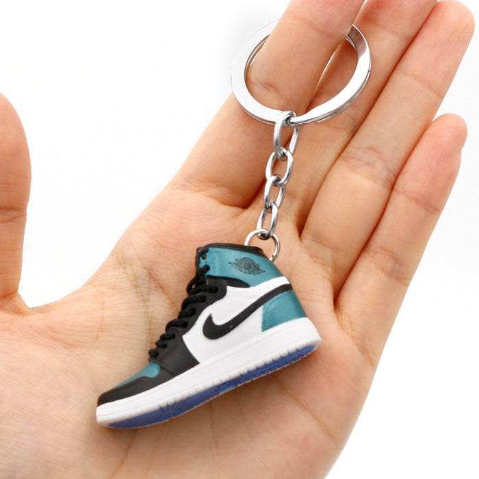 Wholesale PVC Mini Basketball Shoe Keychain JDC-KC-QLPing008