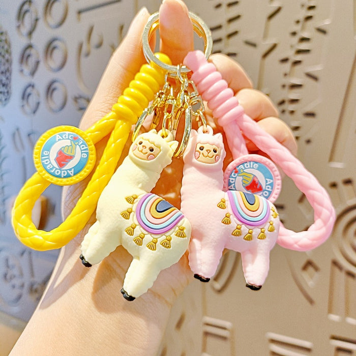 Wholesale Silicone Cartoon Doll Keychain JDC-KC-MingT166