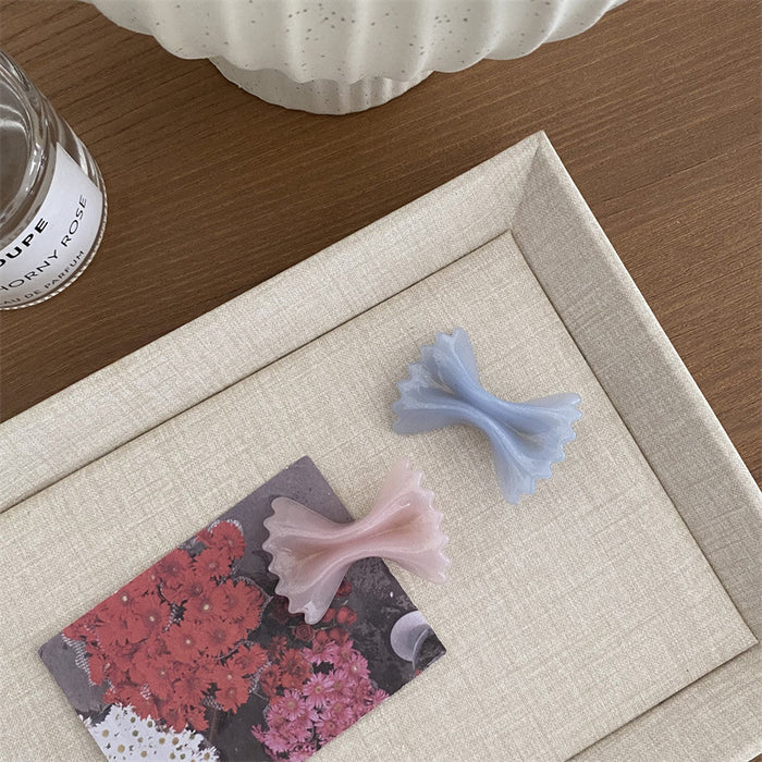 Wholesale Cute duckbill clip with colorful shimmering edge clip, cute bangs clip, bow clip, personality