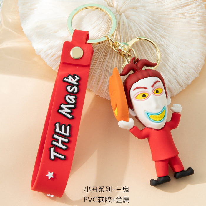 Wholesale Halloween Cartoon Doll Silicone Keychain JDC-KC-YueY009