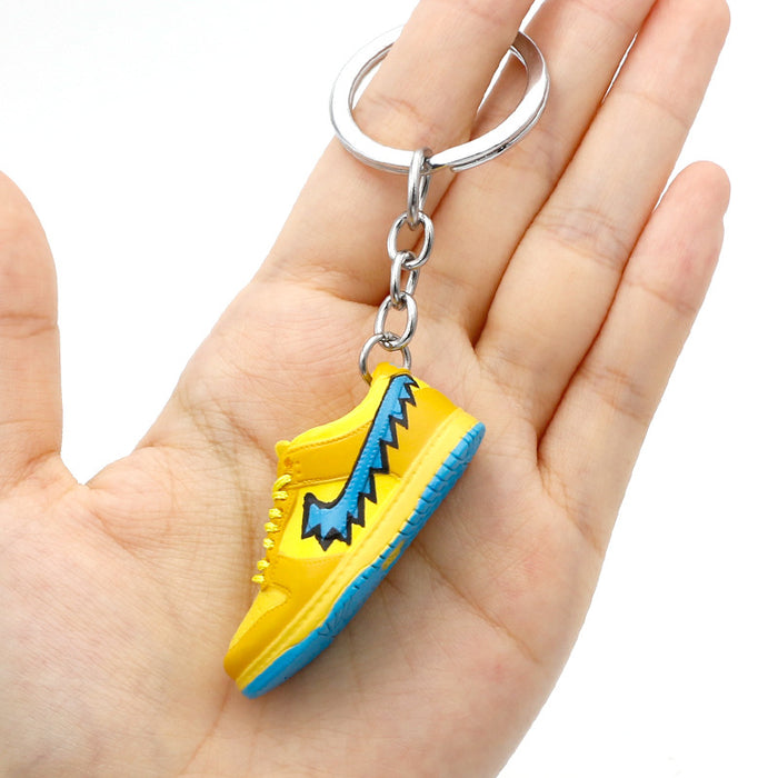 Wholesale PVC Basketball Shoe Model Keychain JDC-KC-QLPing016