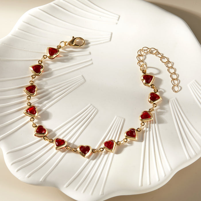 Wholesale Alloy Electroplated Star Rhinestone Bracelet and Necklace Set