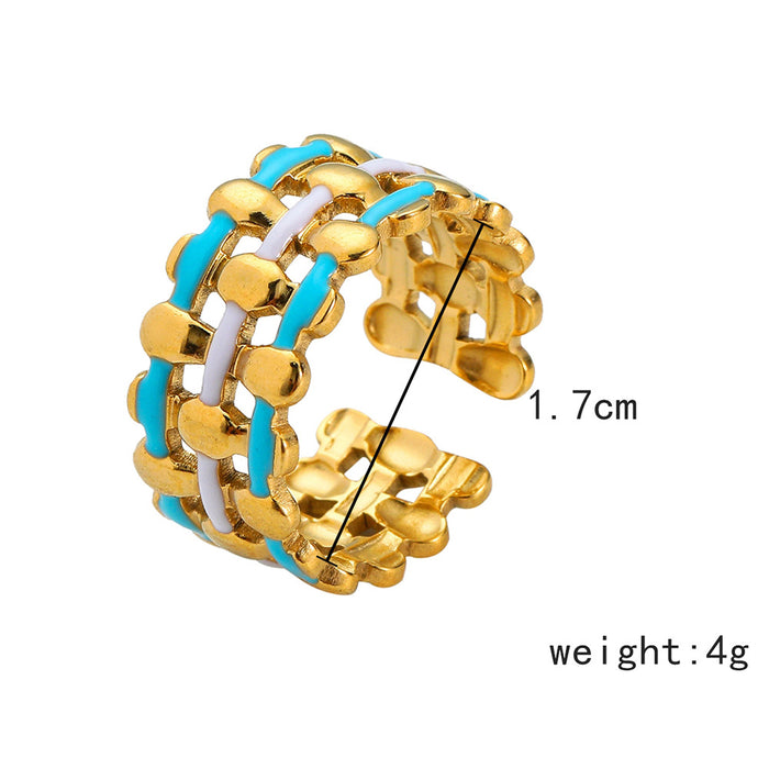 Wholesale Fashionable, luxurious, personalized, versatile and elegant stainless steel open ring bracelet