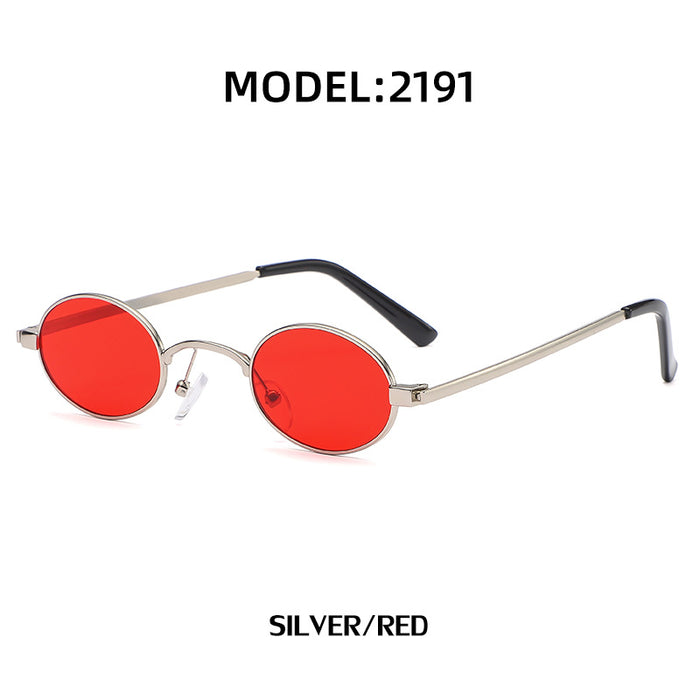 Wholesale Fashionable small frame steam retro round frame sunglasses