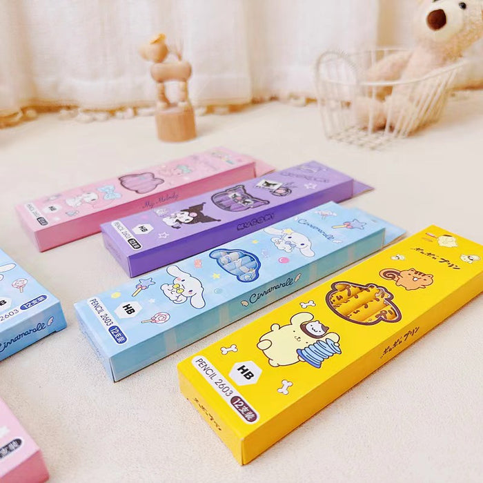 Wholesale 12pcs/box Cartoon Wooden Pencils JDC-PC-Ceguan001