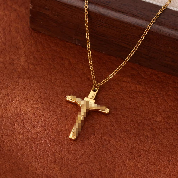 Wholesale stainless steel cross necklace titanium steel pendant jewelry