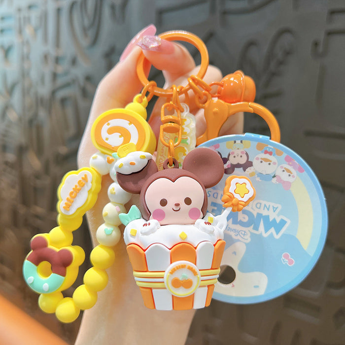 Wholesale Cup Cake Soft Doll PVC Keychain JDC-KC-YanG030