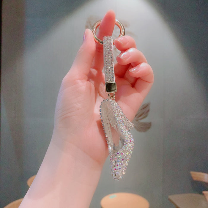 Wholesale Crystal High Heels Acrylic Keychain JDC-KC-ShuoT022