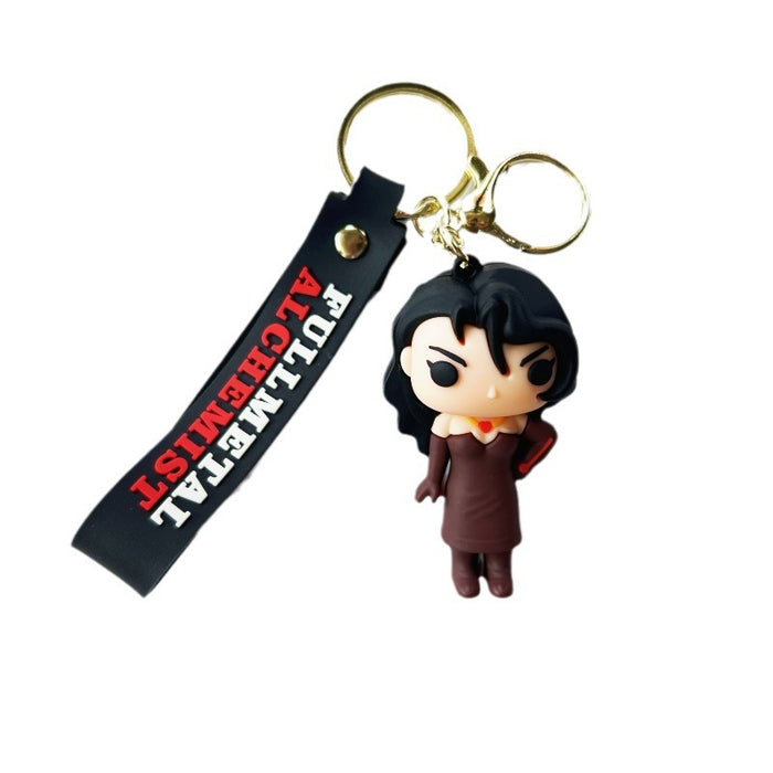 Wholesale PVC Cartoon Silicone Keychain JDC-KC-WuYi100