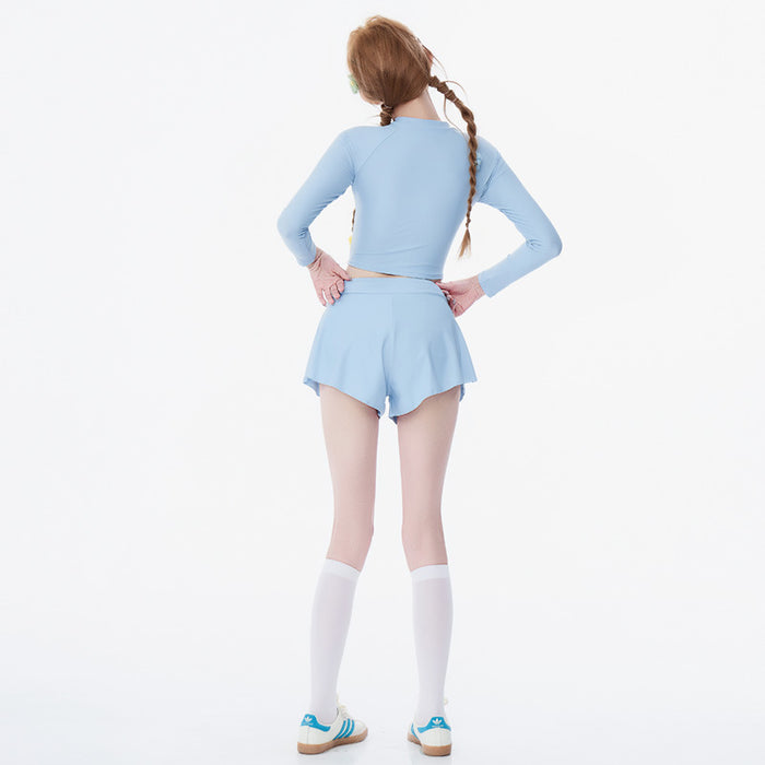 Wholesale Swimsuit women's split three piece set for girls to soak in hot springs