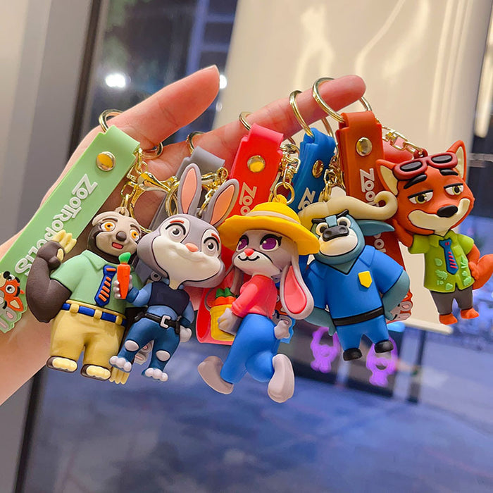 Wholesale Various cute cartoon character keychains