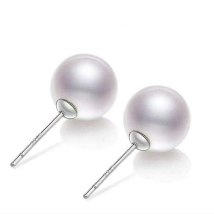 Wholesale  Silver Earrings   Pearl Earrings Shell Bead Earrings Women