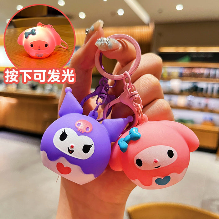 Wholesale  Keychain Cute Luminous Cartoon Bag Pendant Small Gift