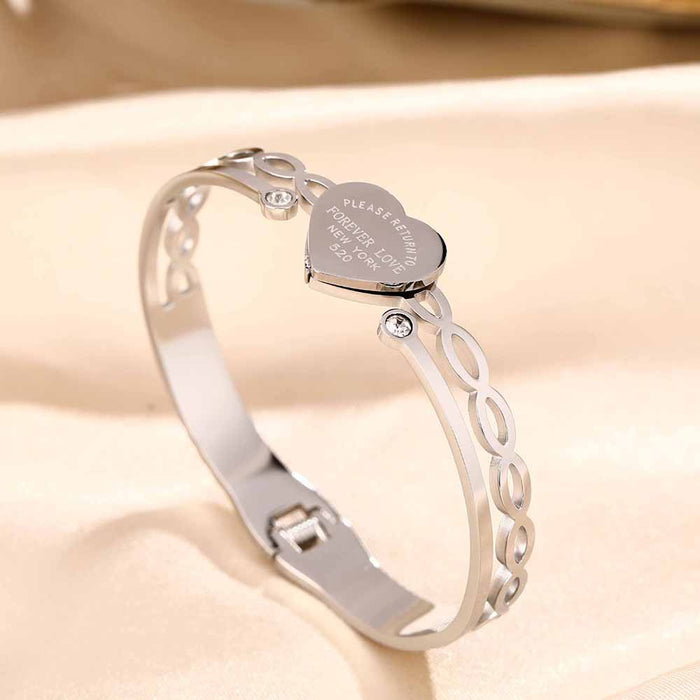 Wholesale Personalized Titanium Steel Bracelet JDC-BT-YinY022