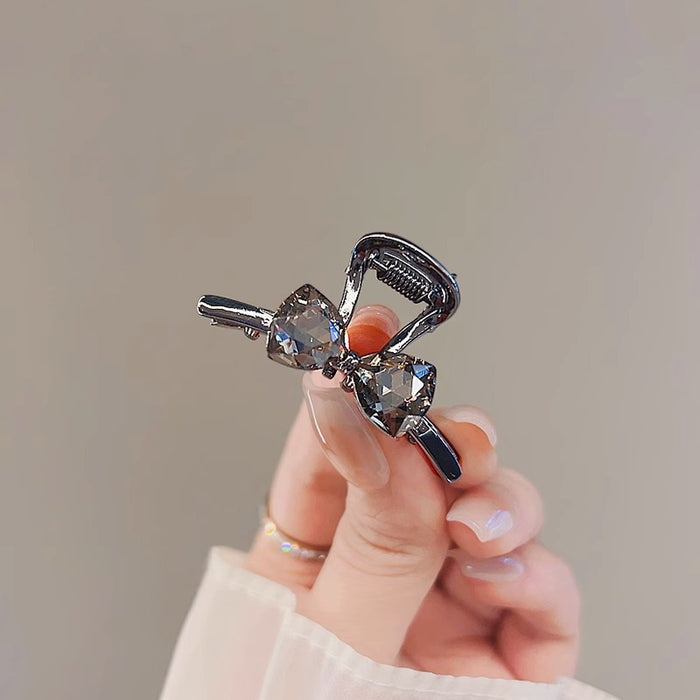 Wholesale bow rhinestone small gripper side Princess clip headdress