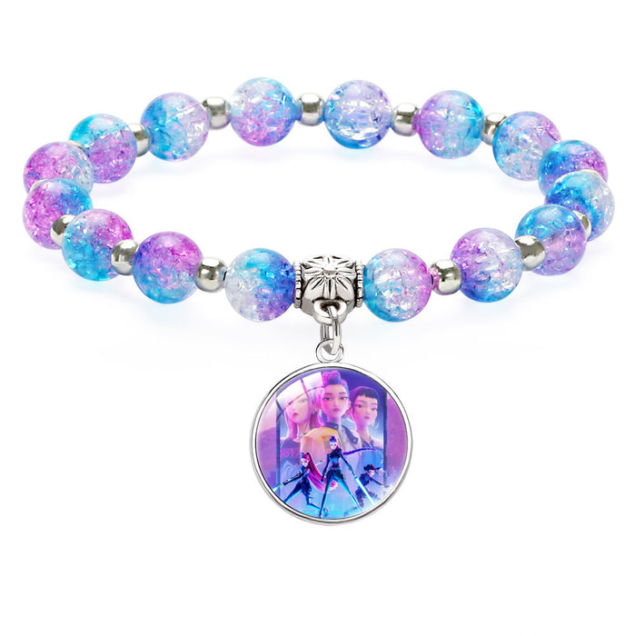 Wholesale KPOP Beaded Pendant Bracelet