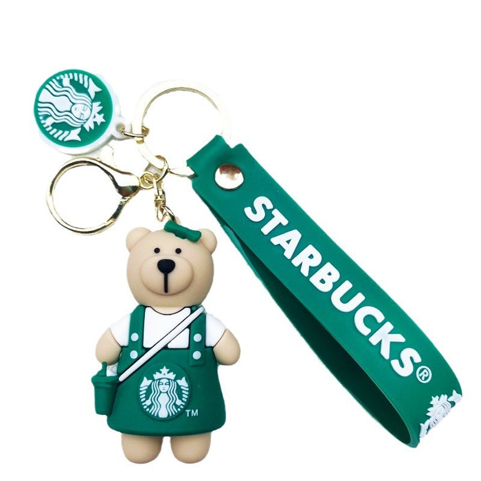 Wholesale Cartoon Panda PVC Keychain JDC-KC-ChuC015