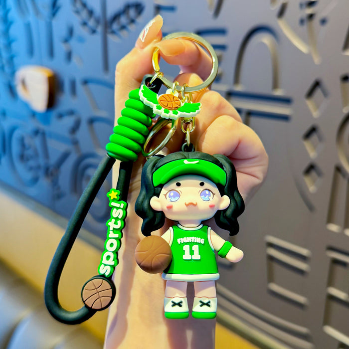 Wholesale PVC Cartoon Doll Keychain JDC-KC-MengXu008