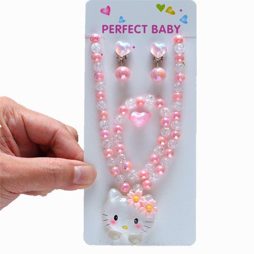 Wholesale Children' s Cartoon Cute Beaded Necklace